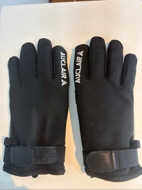 Auclair Skater Nordic Gloves - Men's black medium leather /nylon